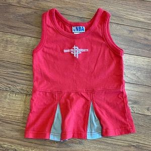 Baby girl Houston Rockets cheerleader outfit dress, 12M